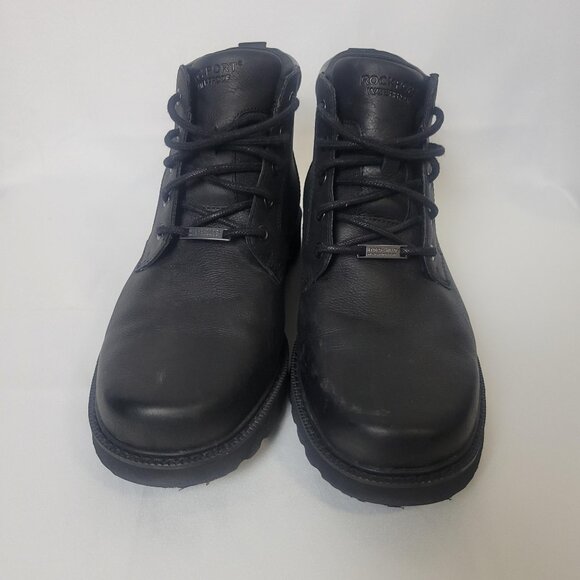 Rockport Men’s Northfield Plain Toe Black Waterproof Boot Size 10 W Hydro-Shield main image 5